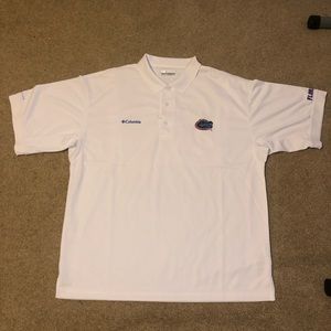 🛑sold🛑NWOT Columbia PFG White Florida Polo